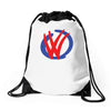 mod vw volkswagen dub logo Drawstring Bags