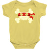 ninja pirate jolly roger Baby Onesie