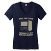 try restart Women's V-Neck T-Shirt