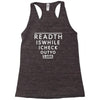 read this while i check out your tis Racerback Tank