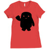 adipose dr who Ladies Fitted T-Shirt