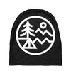 camp bold (for dark) Baby Beanies