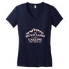 the mountains are calling Women's V-Neck T-Shirt