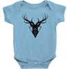 deer head vector Baby Bodysuit