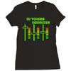 dj volume,funny Ladies Fitted T-Shirt