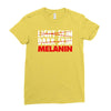team melanin1 Ladies Fitted T-Shirt