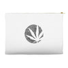 cannabis fingerprinting (black) Accessory Pouches