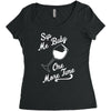 sip me baby one more time wine glass Women's Triblend Scoop T-shirt