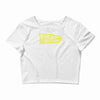 retro back to the future Crop Top