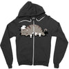 meet my home Zipper Hoodie