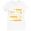 i cant hear anything youre saying Ladies Fitted T-Shirt