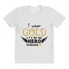 I Wear Gold For My Hero In Haven All Over Women's T-shirt