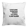 all about halloween. Throw Pillow
