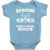 hawking av club middle school Baby Bodysuit