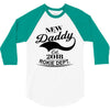 New Daddy 2018 Rokie Dept. 3/4 Sleeve Shirt