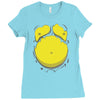 homer Ladies Fitted T-Shirt