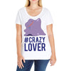 #crazylover clearance Ladies Curvy T-Shirt