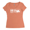 drums   problem solved   mens funny Women's Triblend Scoop T-shirt