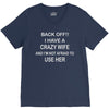 husbands wives joke V-Neck Tee