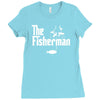 the fisherman Ladies Fitted T-Shirt