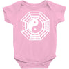 i ching ying and yang Baby Bodysuit