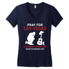 Pray for Las Vegas, Route 91 Harvest 2017 Women's V-Neck T-Shirt