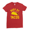 body by tacos funny Ladies Fitted T-Shirt