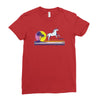 unicorn beach Ladies Fitted T-Shirt