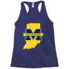 indiana for michigan Racerback Tank