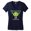 yoda quote Women's V-Neck T-Shirt