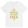 kings are born in 1968 V-Neck Tee