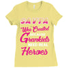 Savta Was Created Because Need Real Heroes Ladies Fitted T-Shirt