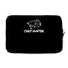 carp hunter pike angler fishing new Laptop sleeve