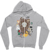 pitfalls and perils Zipper Hoodie
