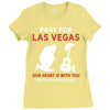 Pray for Las Vegas, Route 91 Harvest 2017 Ladies Fitted T-Shirt