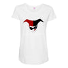 dr. harleen frances quinzel Maternity Scoop Neck T-shirt