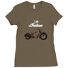 indian motorcycles retro Ladies Fitted T-Shirt