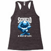 skinhead a way of life blue ideal birthday gift present. Racerback Tank