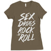sex drugs rock n roll Ladies Fitted T-Shirt