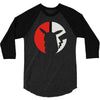 pikachu silhouette 3/4 Sleeve Shirt