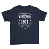 original parts vintage established 1971 perfectly aged Youth Tee