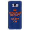 occupy wall street t shirt 99% organize carry on anti corporate greed Samsung Galaxy S8 Plus