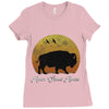 roam sweet roam slouchy Ladies Fitted T-Shirt