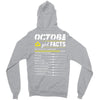 October Girl Facts Libra Zipper Hoodie