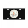 mars inspires me License Plate