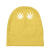 weed leaf Baby Beanies