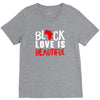 black love is beautiful V-Neck Tee