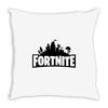 fortnite logo black Throw Pillow