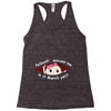 March Peeking Out Baby Girl Racerback Tank