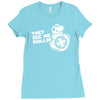 they see me rollin they hatin Ladies Fitted T-Shirt